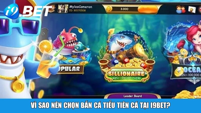 Vì sao nên chọn Bắn Cá Tiểu Tiên Cá Tại i9BET?