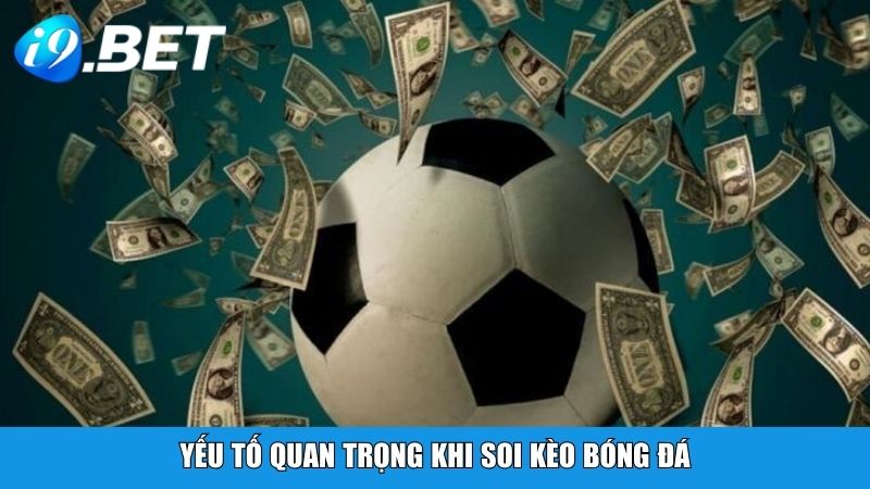 Yếu tố quan trọng khi soi kèo bóng đá